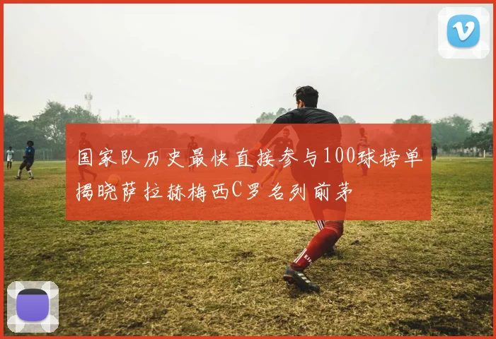 国家队历史最快直接参与100球榜单揭晓萨拉赫梅西C罗名列前茅